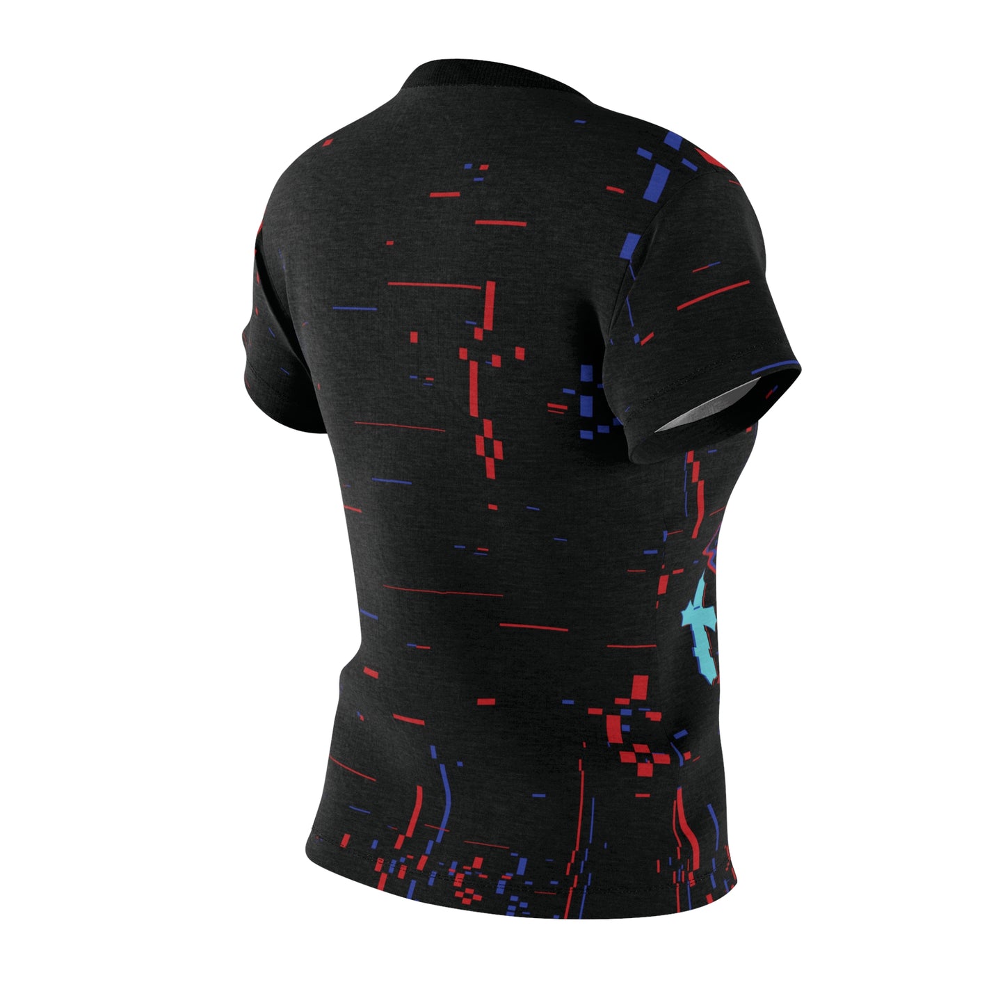 404 Error Women's Graphic Tee, Saved by Grace Shirt, Glitch Art Top, Youthful Design for Casual Wear, Perfect for Gift Giving