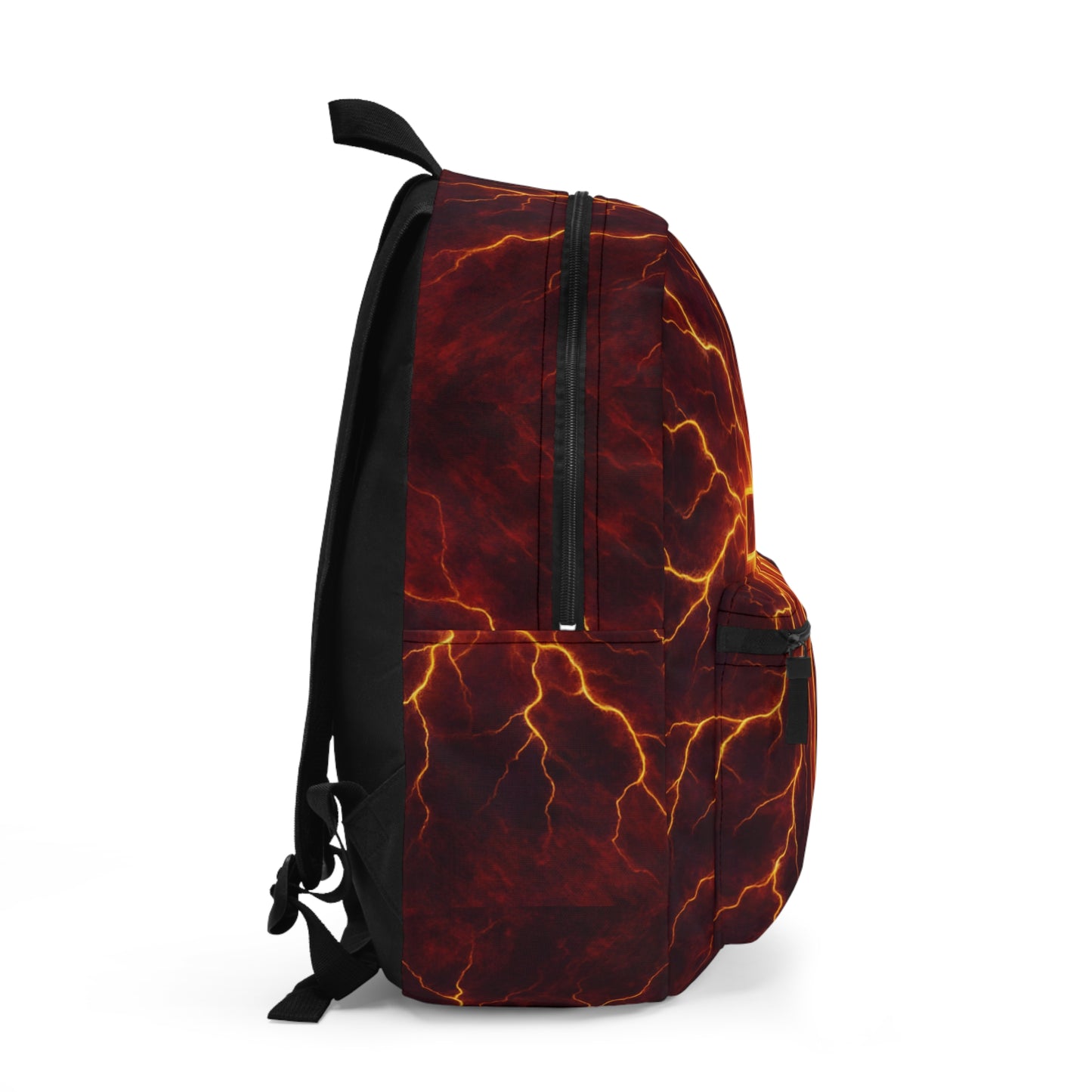Electric Cross Backpack - Stylish School Bag, Christian Gift, Trendy Travel, Faith-Inspired, Unique Artwork