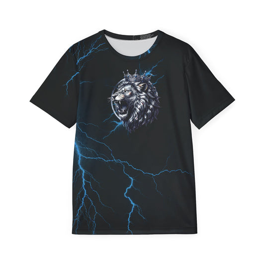 Psalm 18:13-15-Let the Lion Roar-Polyester Tee (AOP)