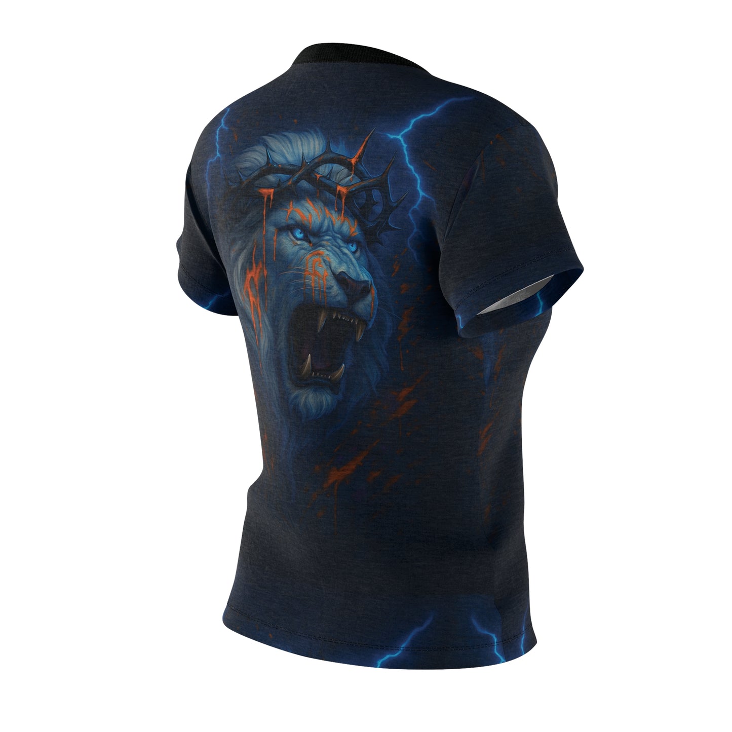 Graffiti Lion of Judah-Women's Polyester Tee (AOP)