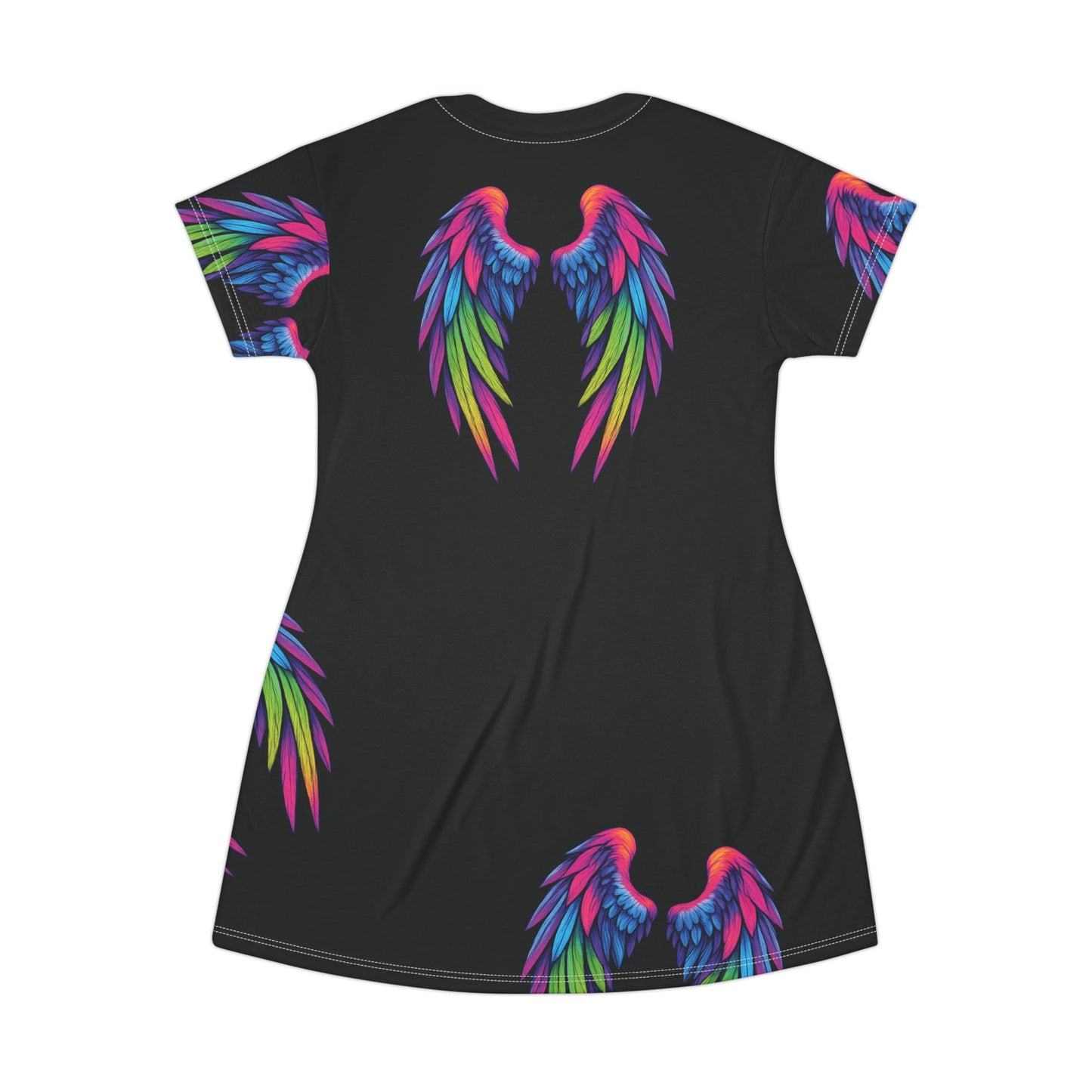 Angel Wings T-shirt Dress (AOP)
