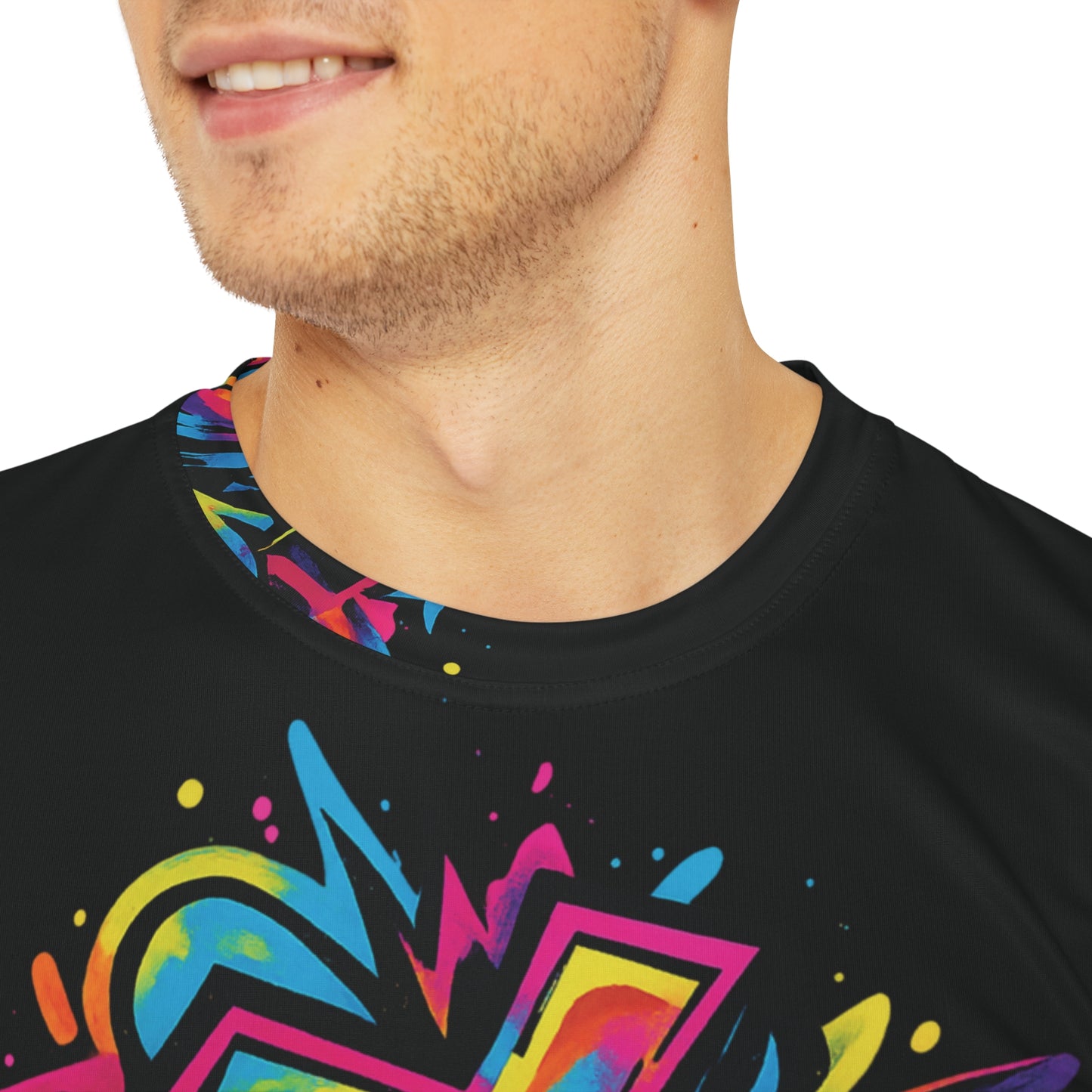 Cross Polyester Tee (AOP)