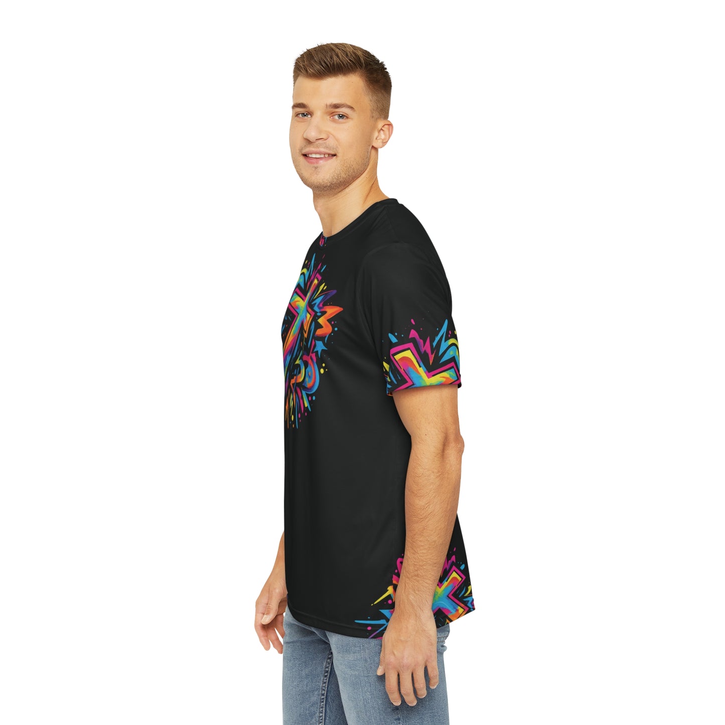 Cross Polyester Tee (AOP)