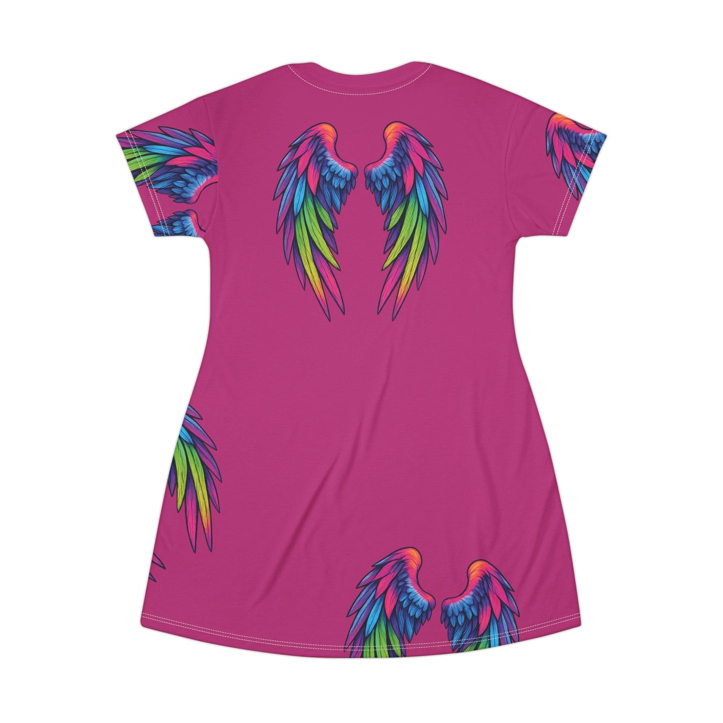 Angel Wings T-shirt Dress (AOP)