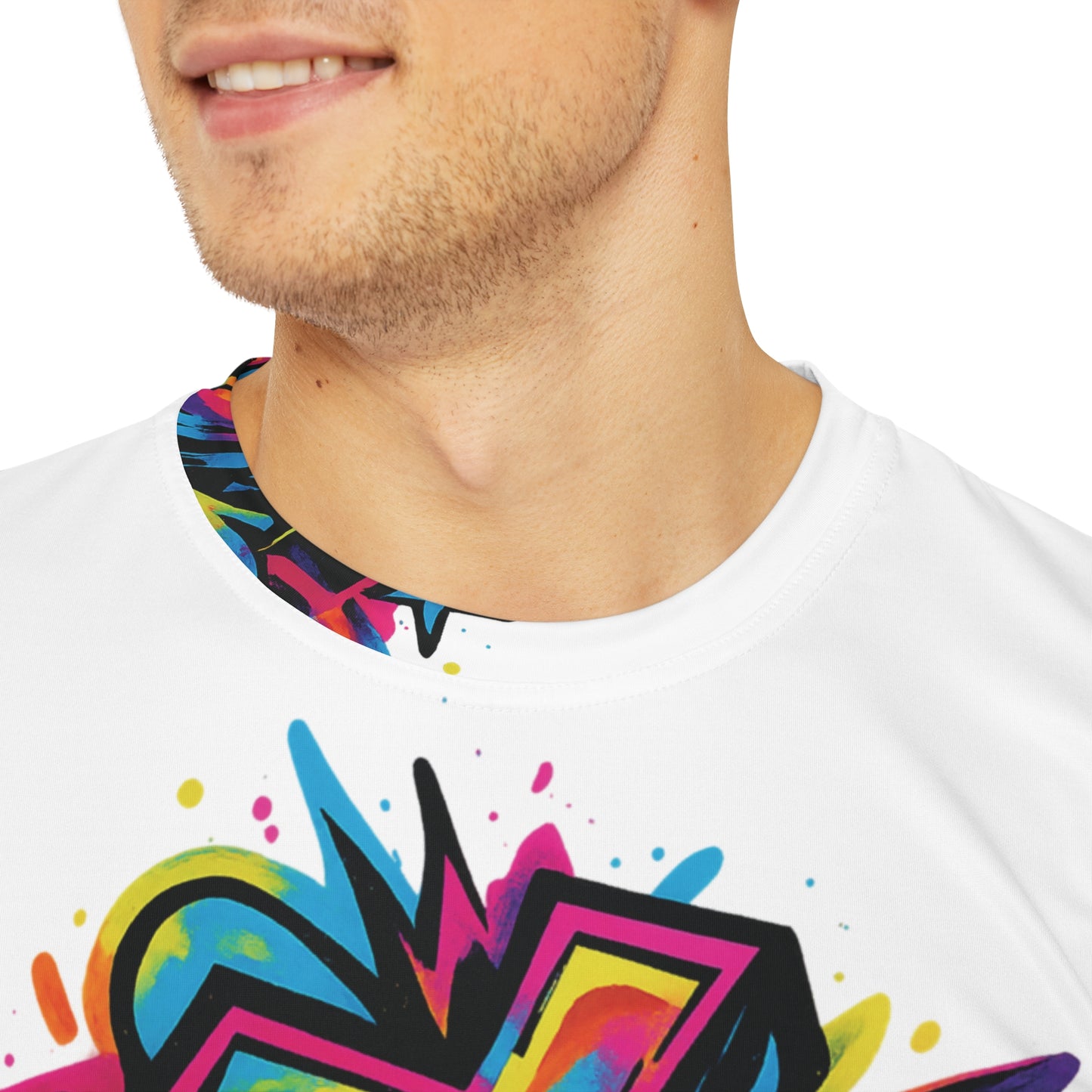 Cross Polyester Tee (AOP)