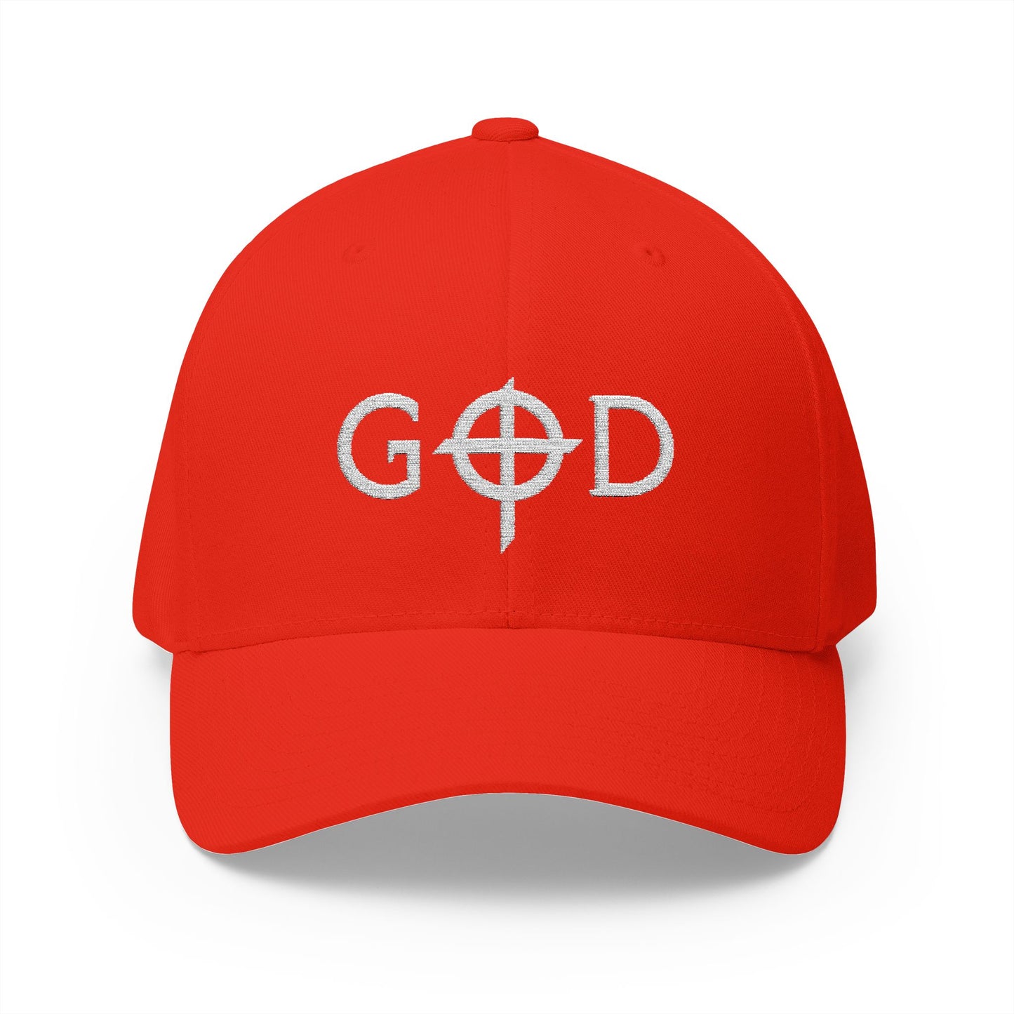 Embroidered Closed-Back Cap with 'GOD' Design, Stylish Hat, Perfect Gift, Daily Wear, Unique Accessory, Faith-Inspired Fashion