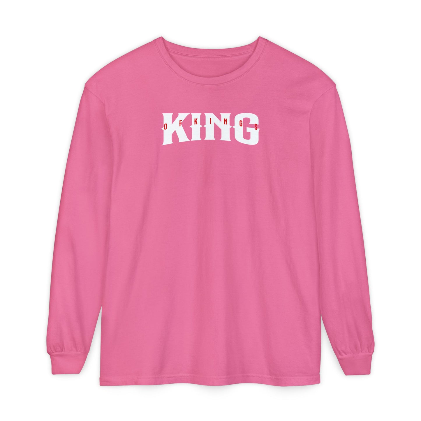 King of Kings Unisex Long Sleeve T-Shirt | Regal Apparel, Gift for Him, Casual Wear, Statement Piece, Birthday Gift