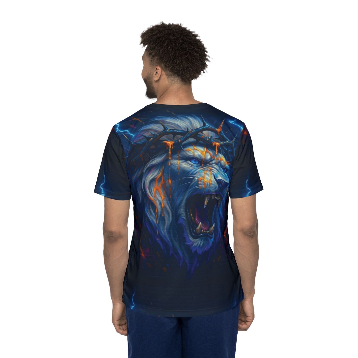 Graffiti Lion of Judah Polyester Sports Jersey(AOP)