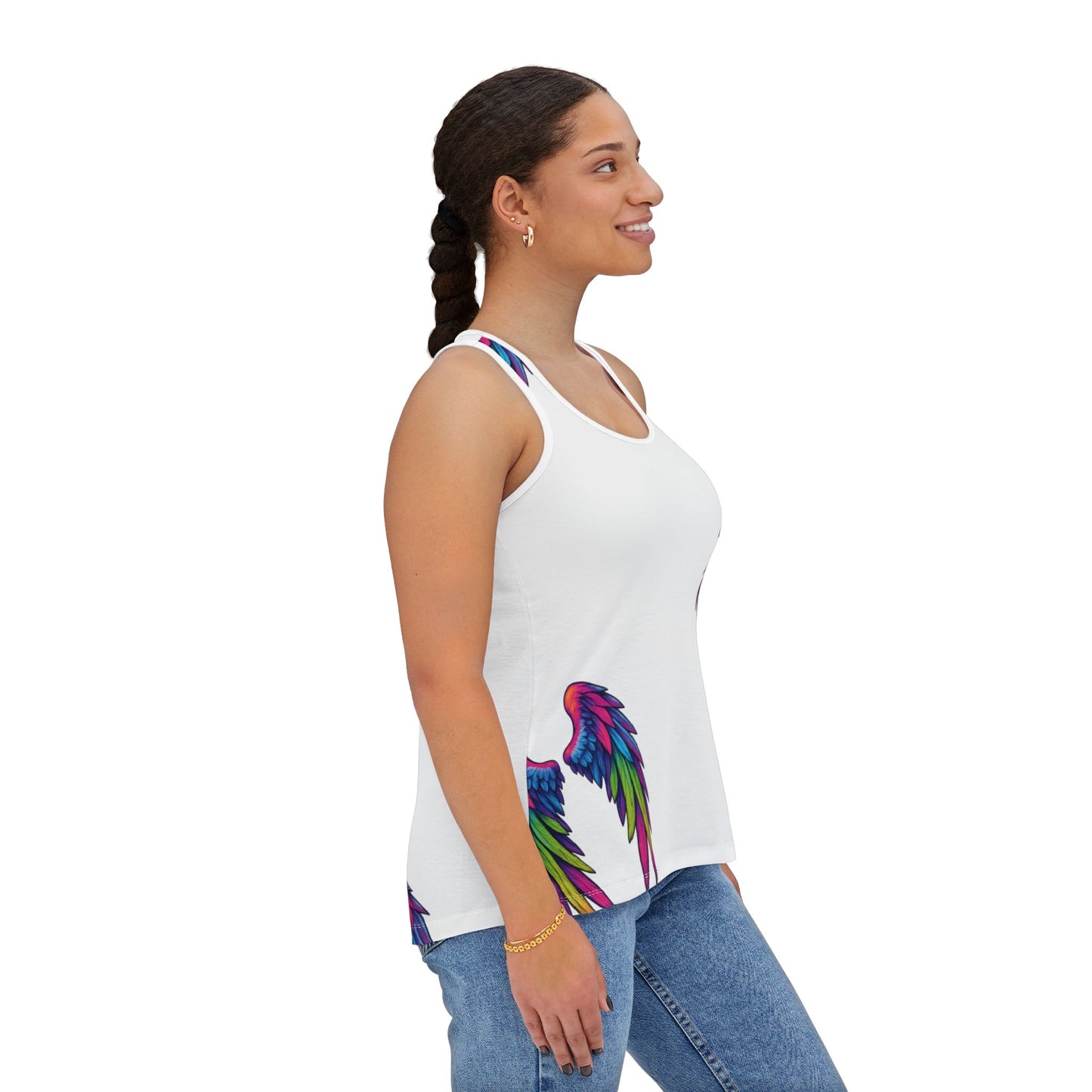 Women's Angel Wings Tank Top (AOP)