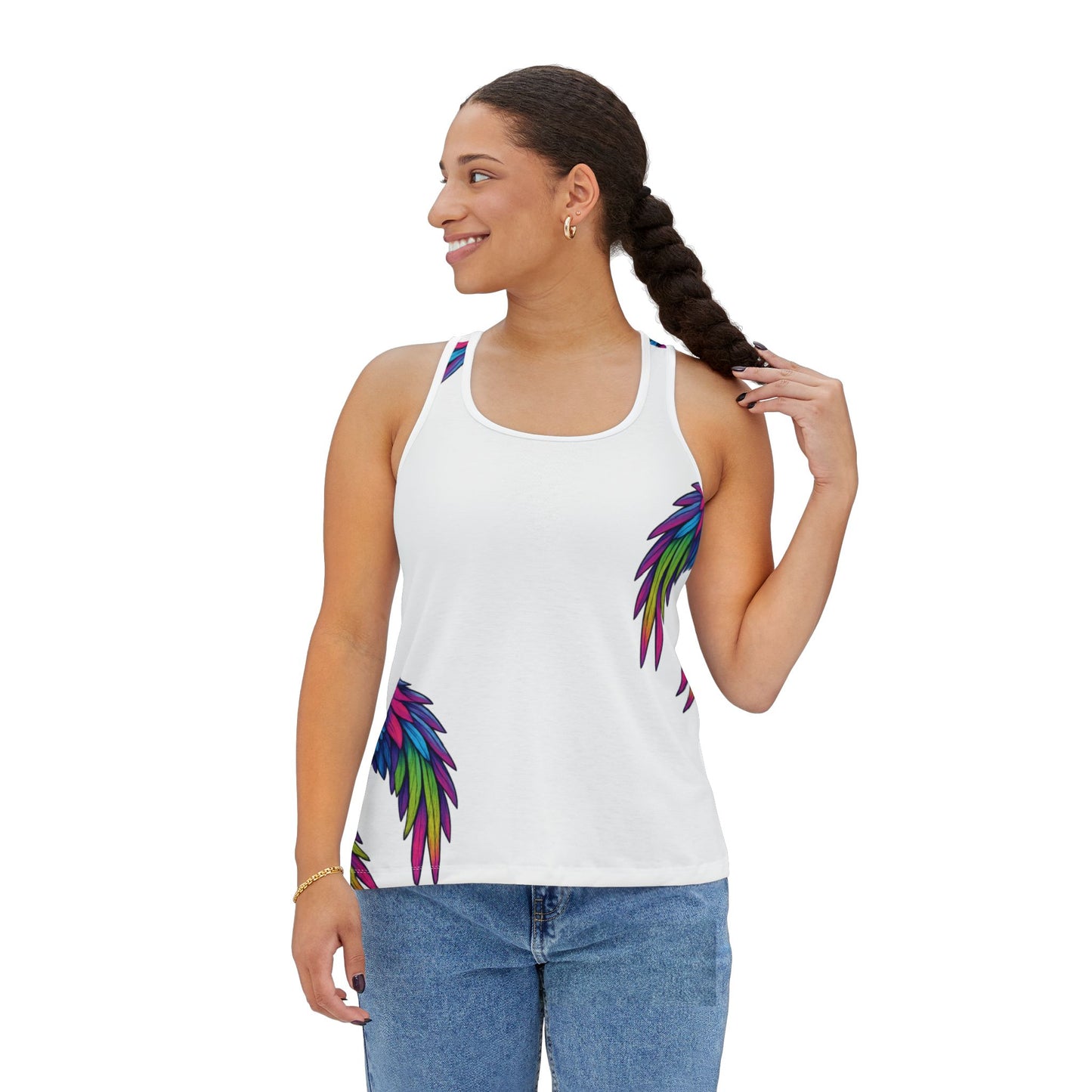 Women's Angel Wings Tank Top (AOP)