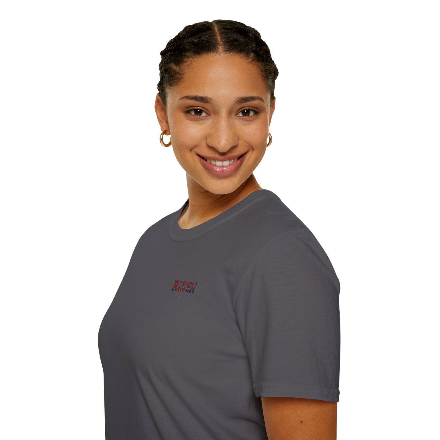 Vibrant Graphic T-Shirt, Unisex Softstyle Tee, Casual Wear, Gift for Him/Her, Faith-Inspired Apparel