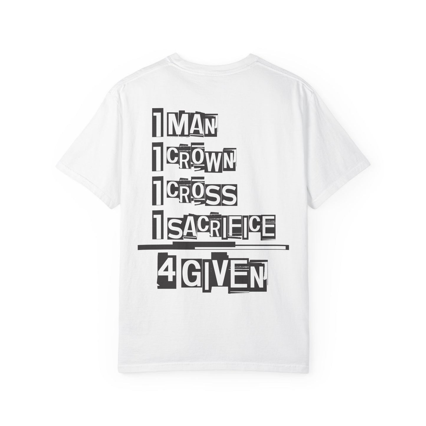 Christian "1 Man" Unisex T-shirt - Jesus Sacrifice Design