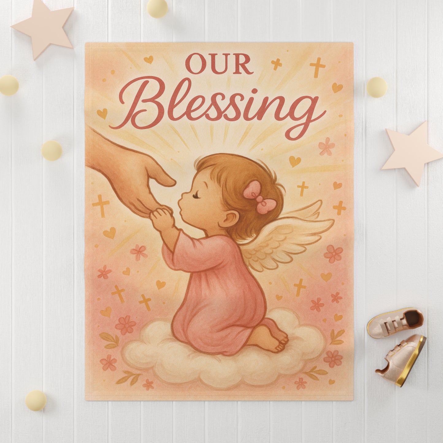 Our Blessing-Soft Fleece Baby Blanket
