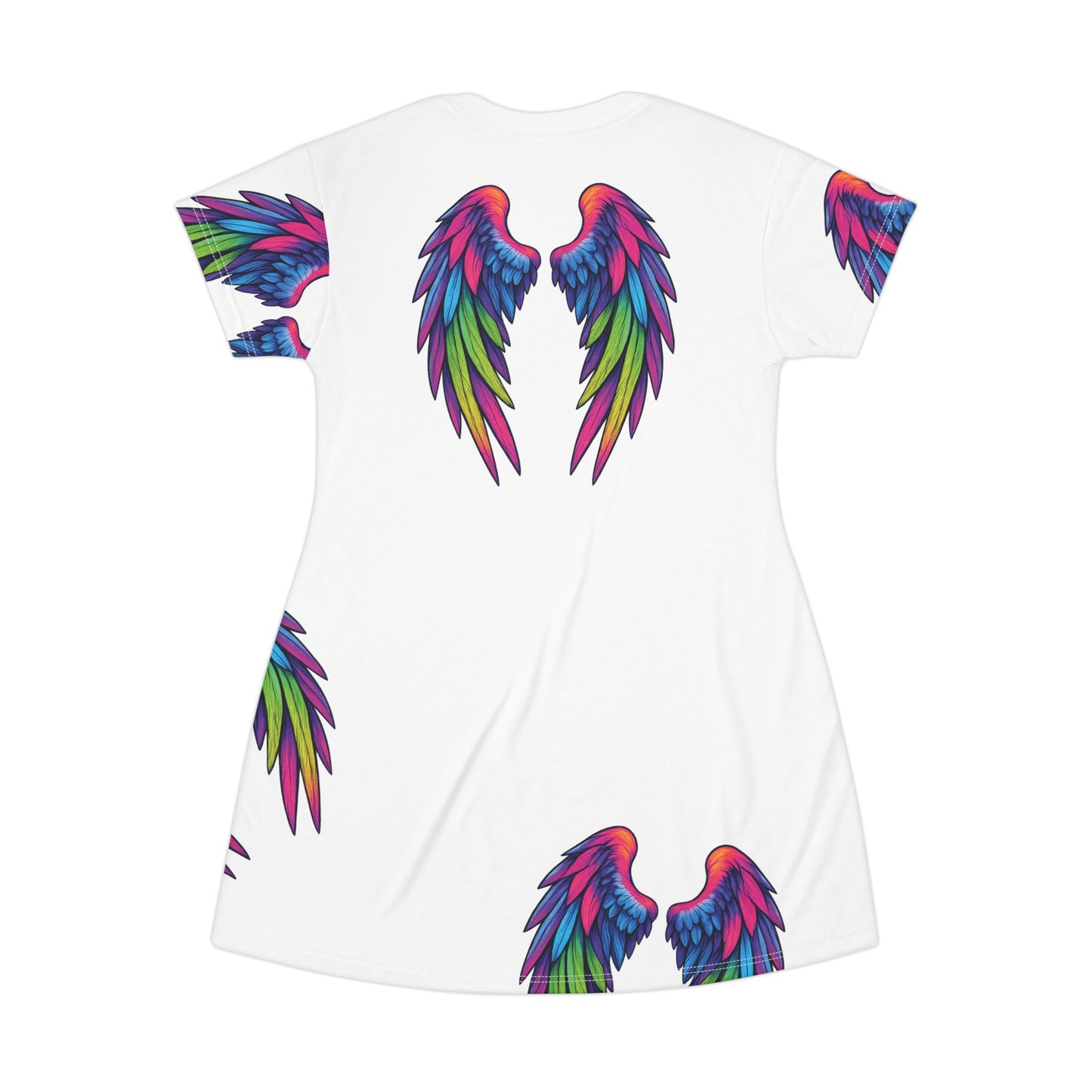 Angel Wings T-shirt Dress (AOP)