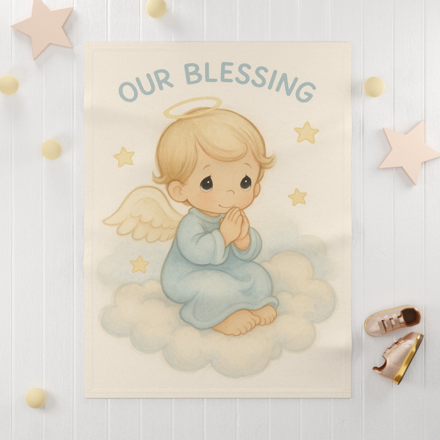 Our Blessing-Soft Fleece Baby Blanket