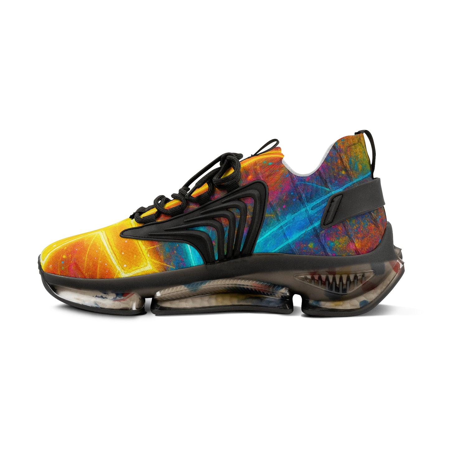 Men's Mesh Sneakers with Calvary Cross Design