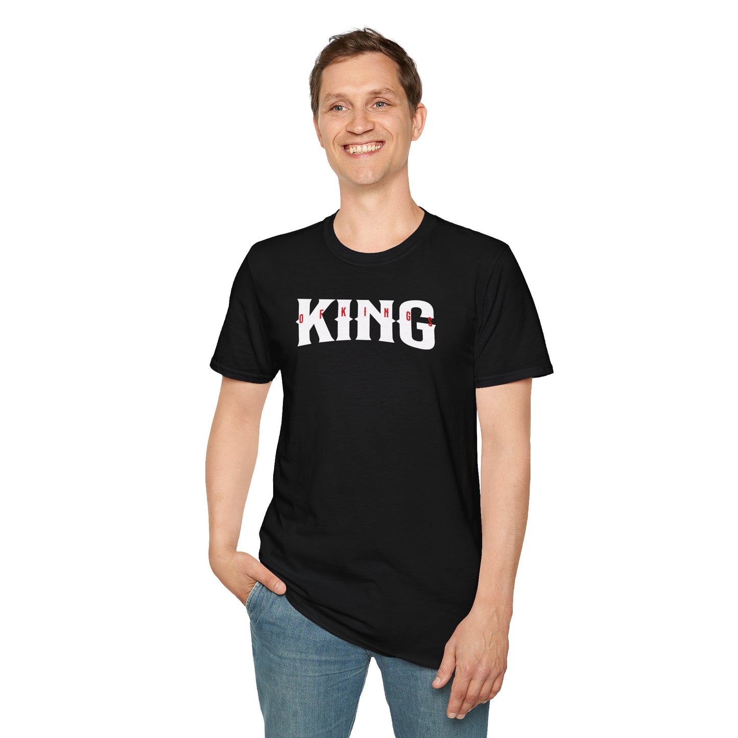 Majestic King T-Shirt | Unisex Graphic Tee for Warriors, Gifts for Dads, Birthdays, Strong Men’s Fashion, Lion Design