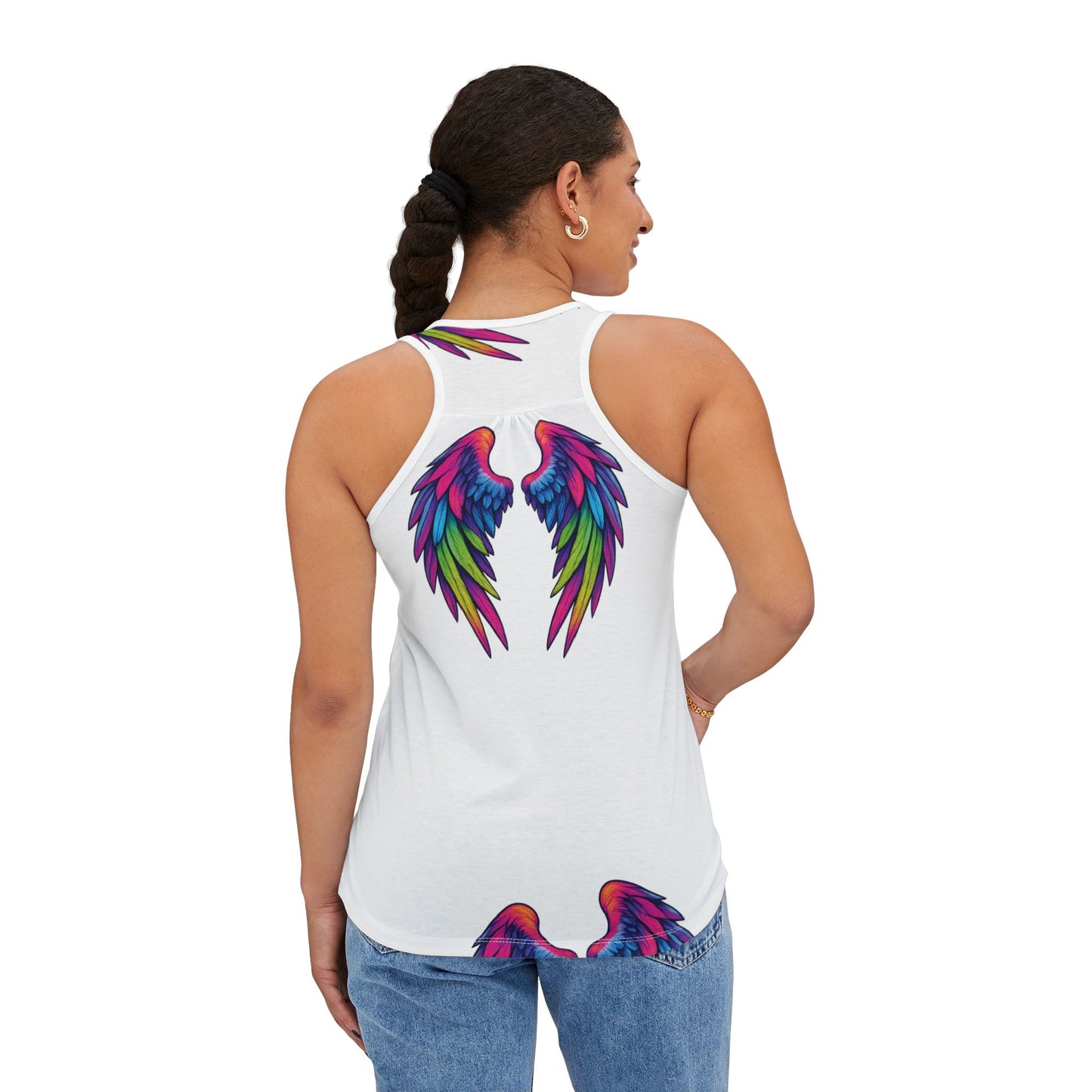 Women's Angel Wings Tank Top (AOP)