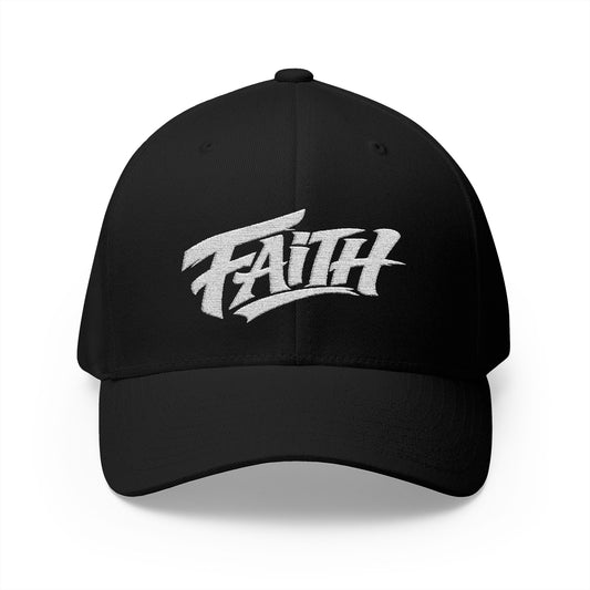 Faith Embroidered Camo Cap
