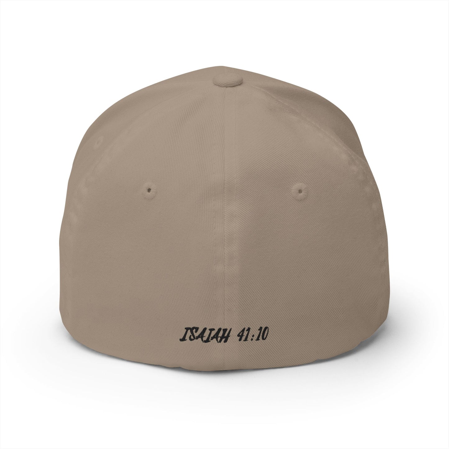 Fear Not Structured Cap with Isaiah 41:10 (4- Sided Embroidery)
