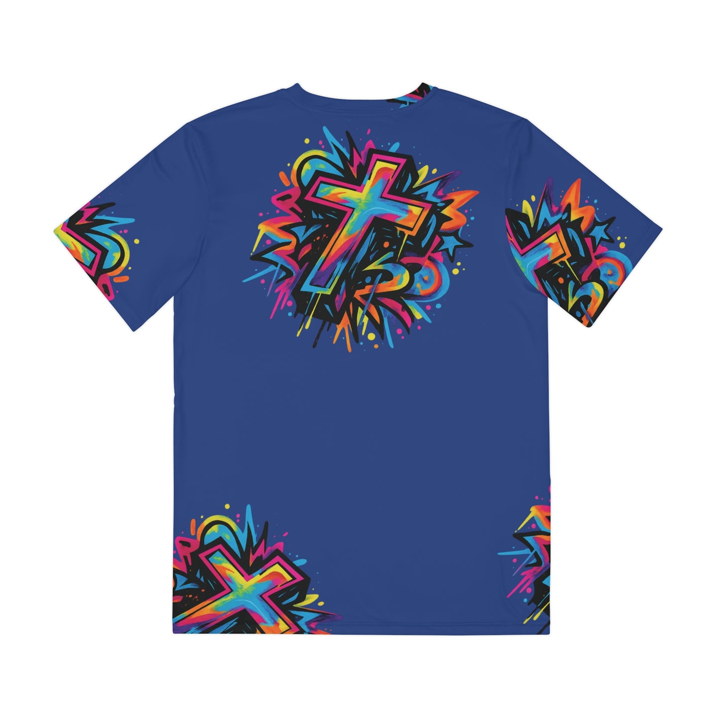 Cross Polyester Tee (AOP)