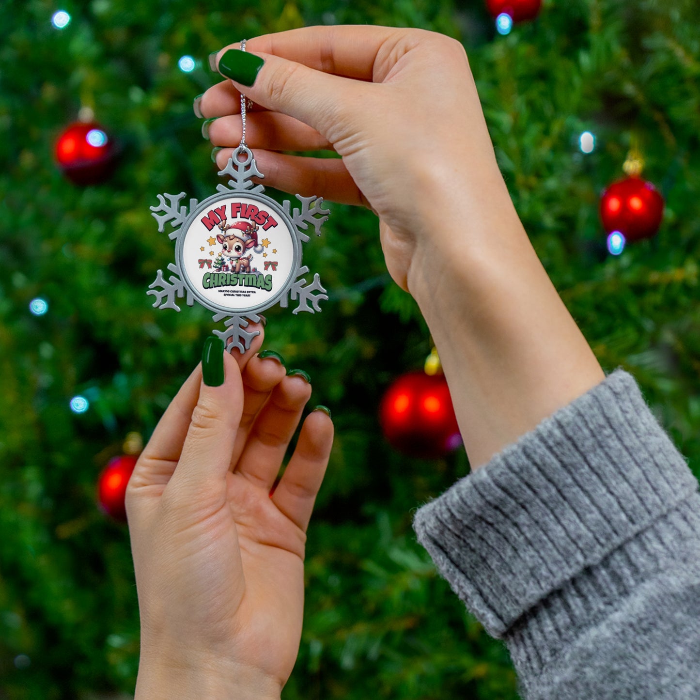 My First Christmas-Snowflake Ornament
