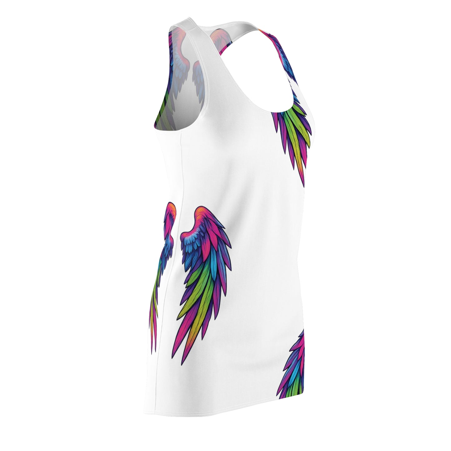 Angel Wings Racerback Dress (AOP)