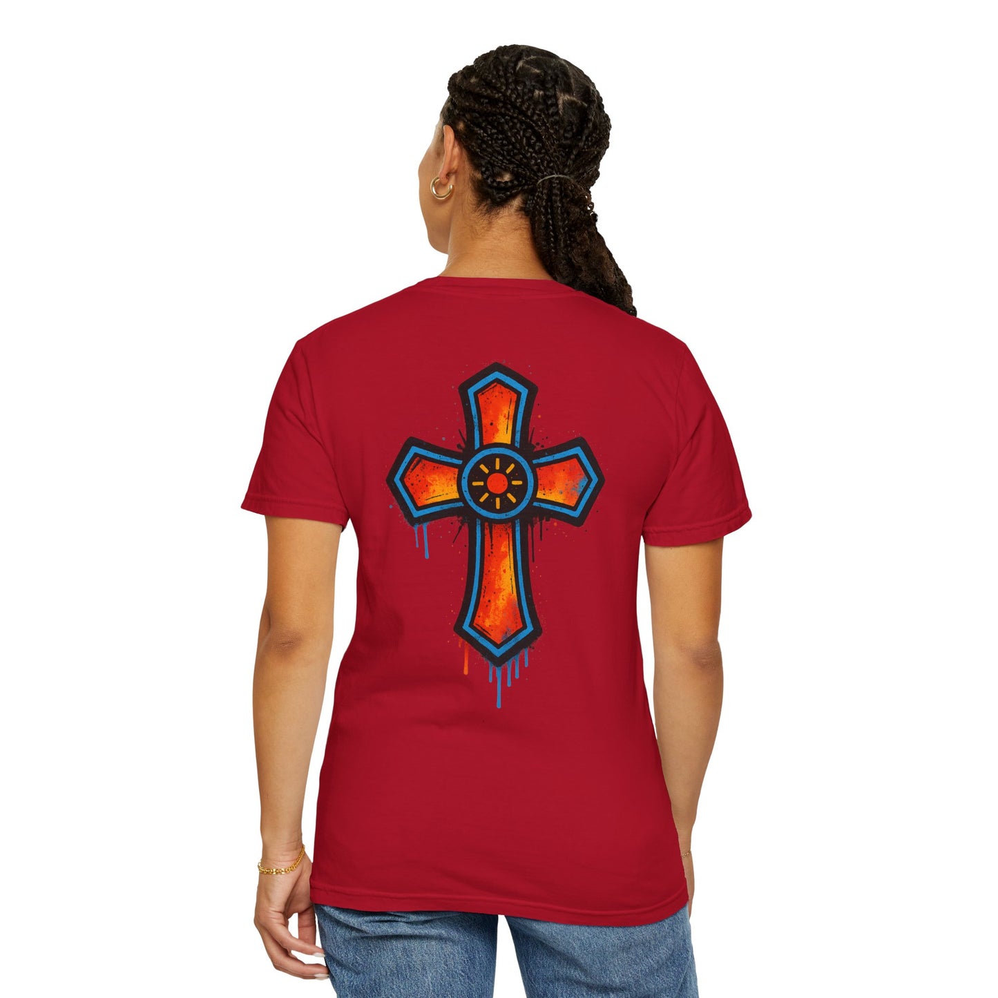 Unisex T-shirt Urban Style Cross Redemption Tee