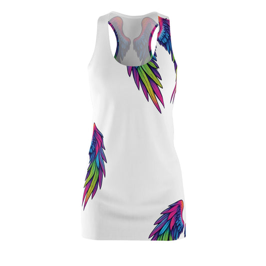 Angel Wings Racerback Dress (AOP)