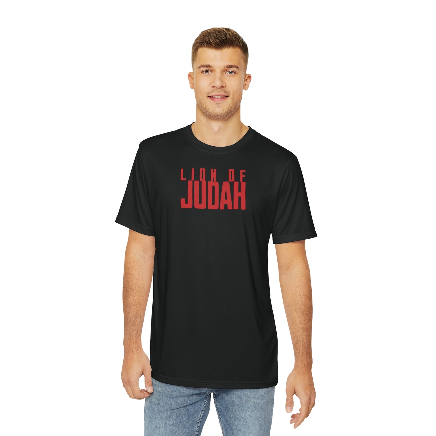 Lion of Judah-Men's Polyester Tee( AOP)
