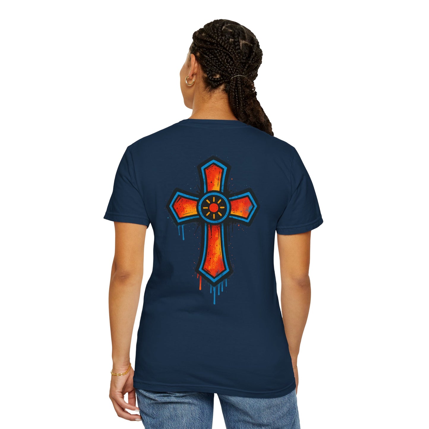 Unisex T-shirt Urban Style Cross Redemption Tee