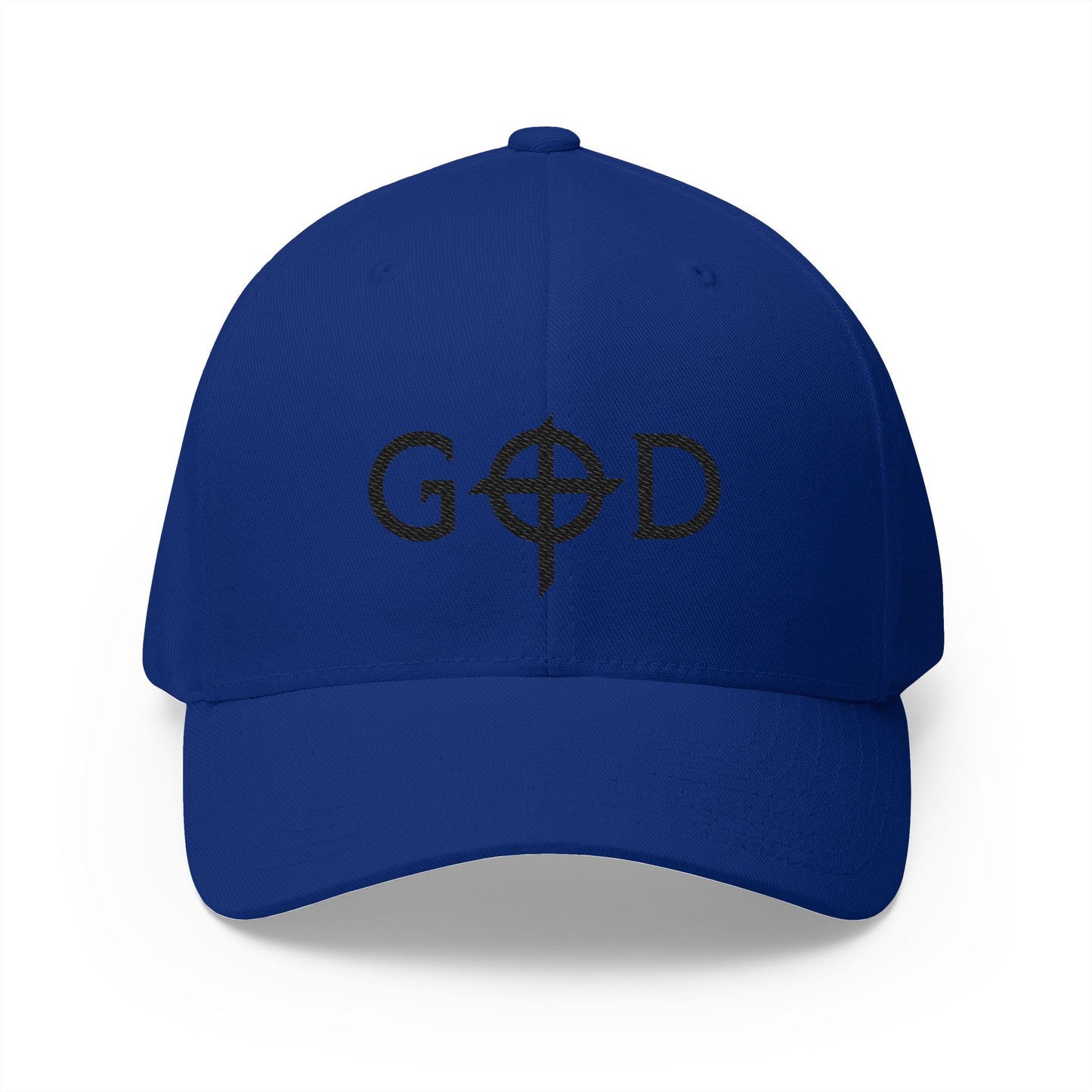 Embroidered Closed-Back Cap with 'GOD' Design, Stylish Hat, Perfect Gift, Daily Wear, Unique Accessory, Faith-Inspired Fashion