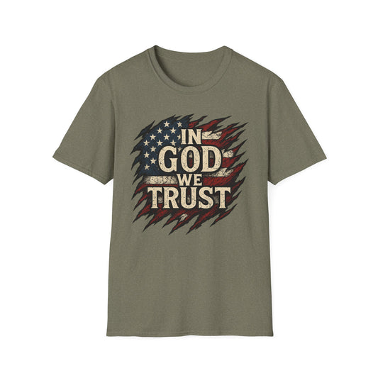 'In God We Trust'-Unisex Softstyle Tee
