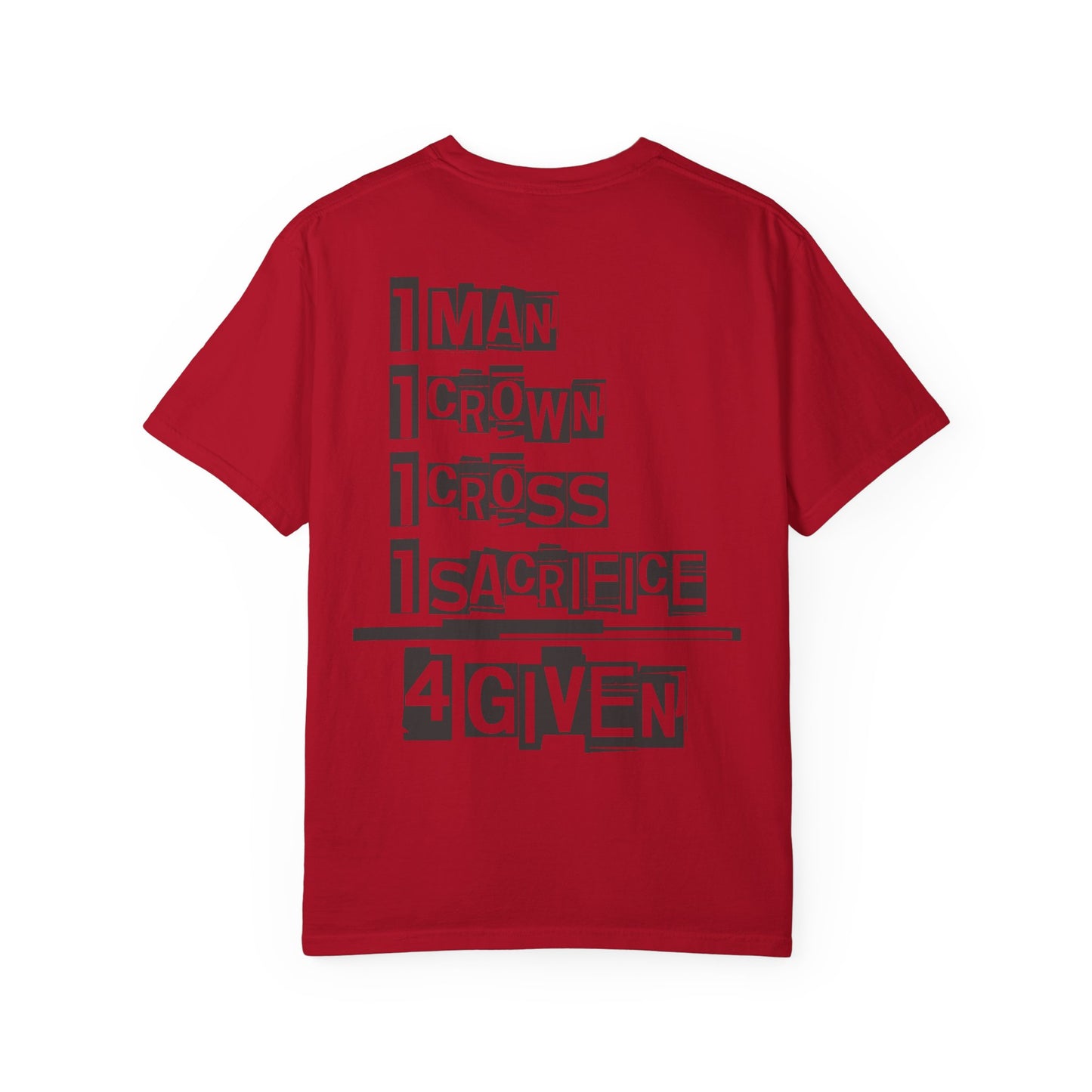 Christian "1 Man" Unisex T-shirt - Jesus Sacrifice Design