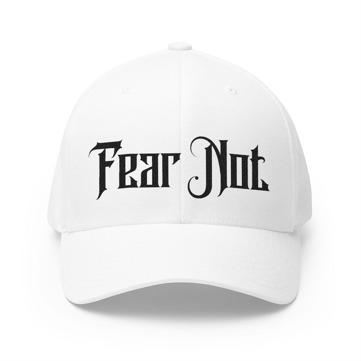 Fear Not Structured Cap with Isaiah 41:10 (4- Sided Embroidery)