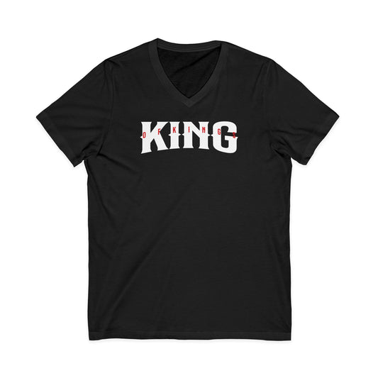 King of Kings-Unisex Short Sleeve V-Neck Shirt