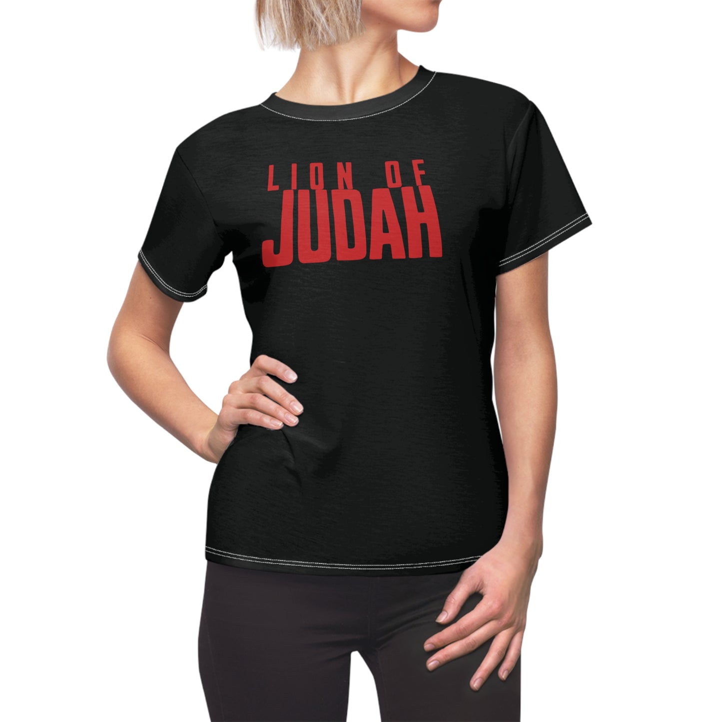 Lion of Judah Women's Cut & Sew Tee (AOP)