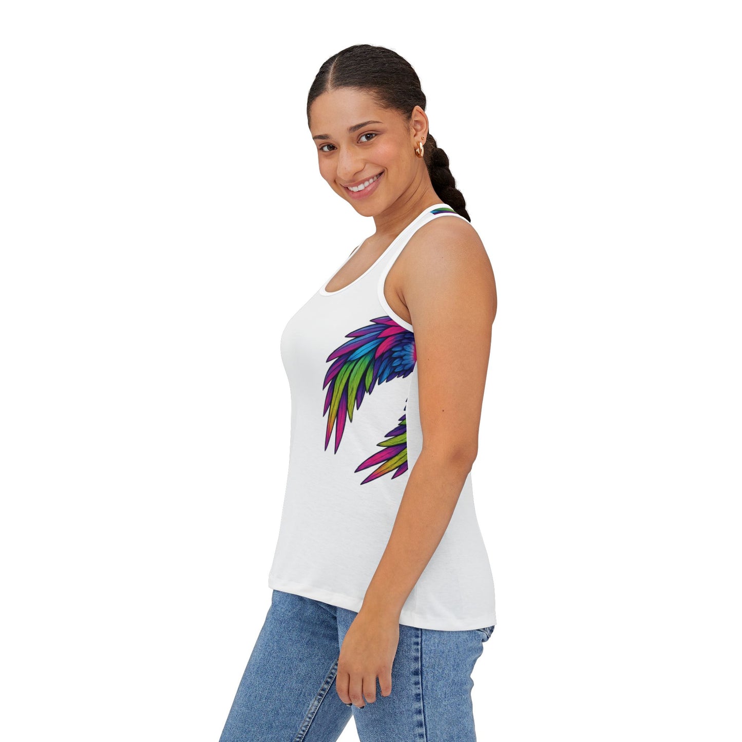 Women's Angel Wings Tank Top (AOP)