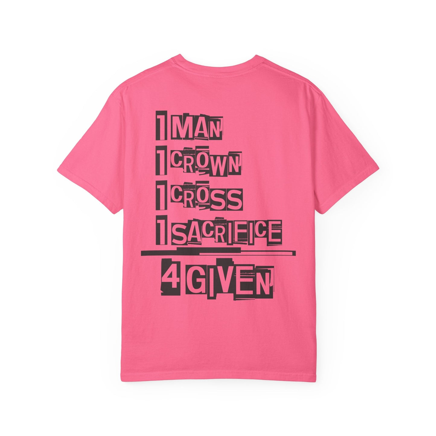 Christian "1 Man" Unisex T-shirt - Jesus Sacrifice Design