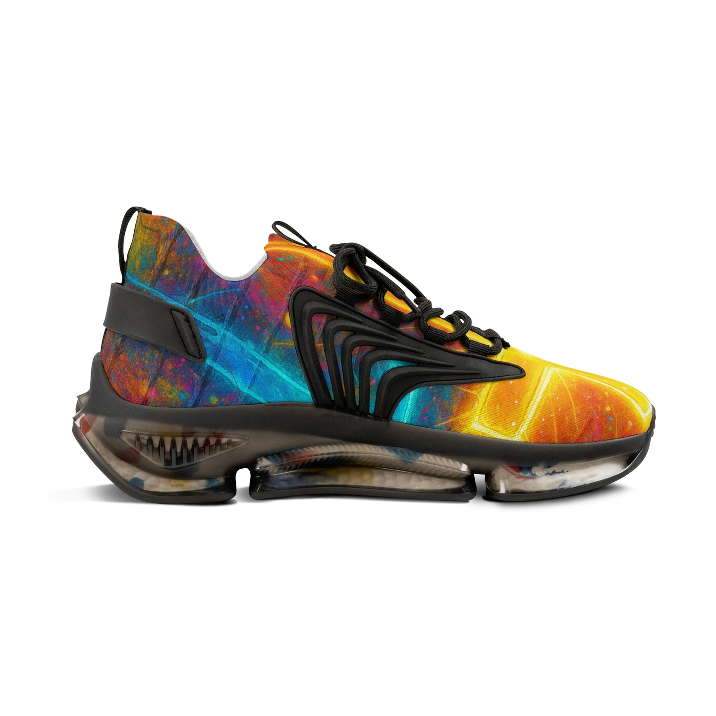 Men's Mesh Sneakers with Calvary Cross Design