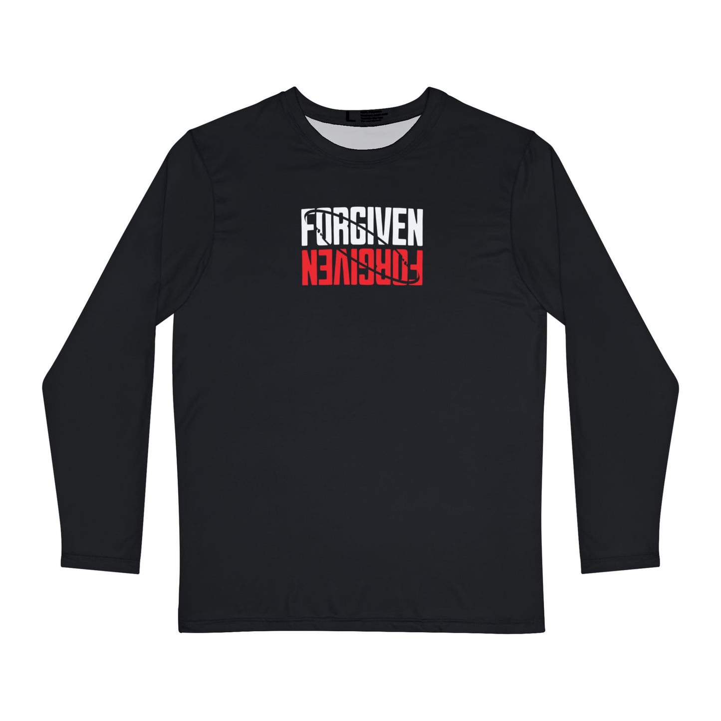 Forgiven- Long Sleeve Polyester Tee(AOP)
