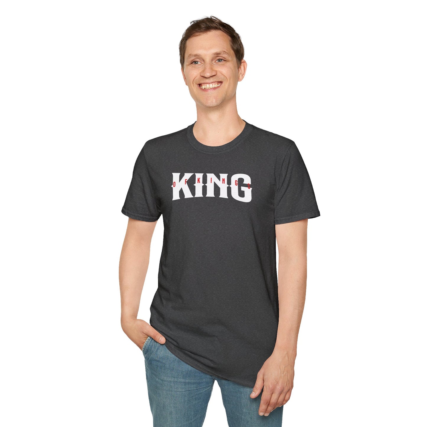 Majestic King T-Shirt | Unisex Graphic Tee for Warriors, Gifts for Dads, Birthdays, Strong Men’s Fashion, Lion Design
