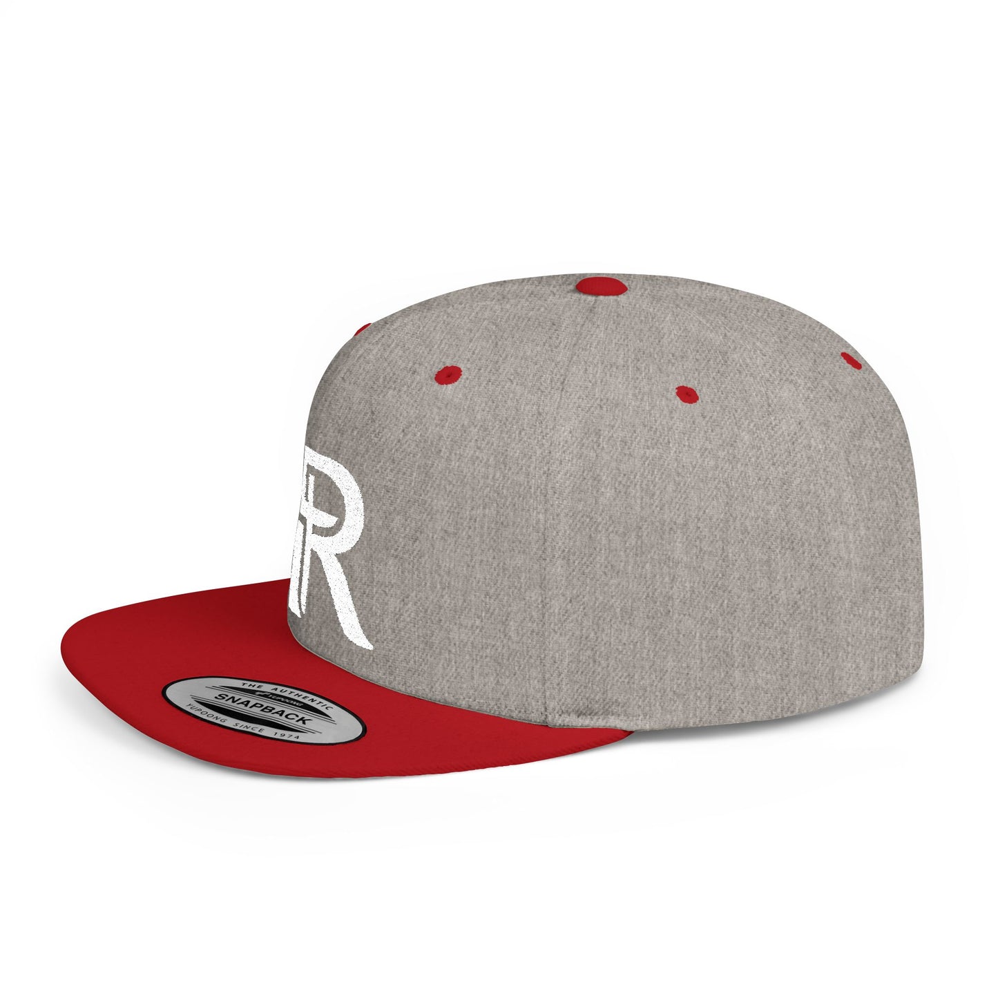 Redeemed Flat Bill Snapback Hat, Trendy Cap for Casual Outings, Gift for Jesus Fans, Unisex Snapback for Summer Events, Custom Logo Hat