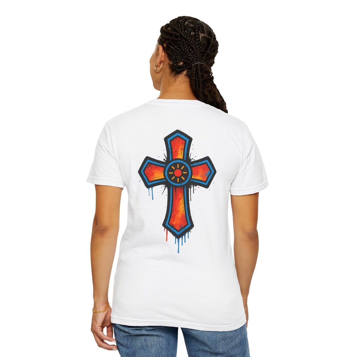 Unisex T-shirt Urban Style Cross Redemption Tee