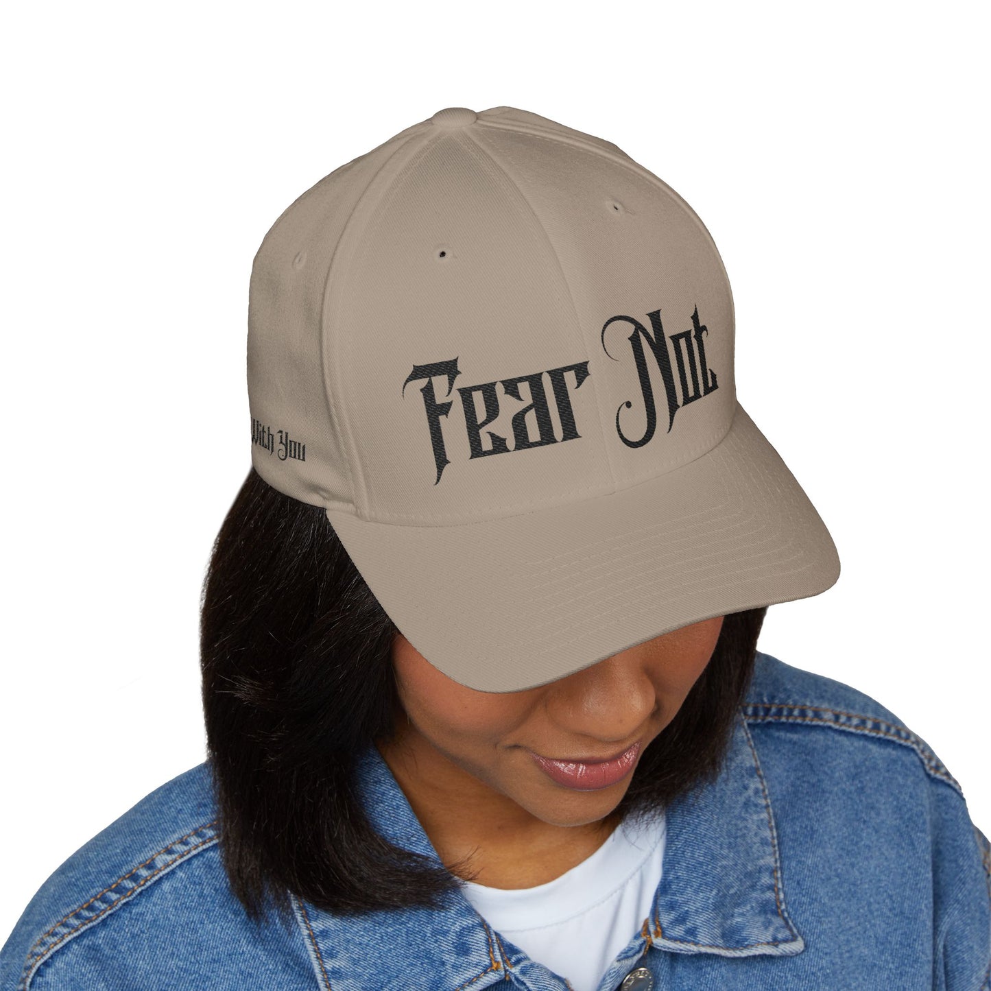 Fear Not Structured Cap with Isaiah 41:10 (4- Sided Embroidery)