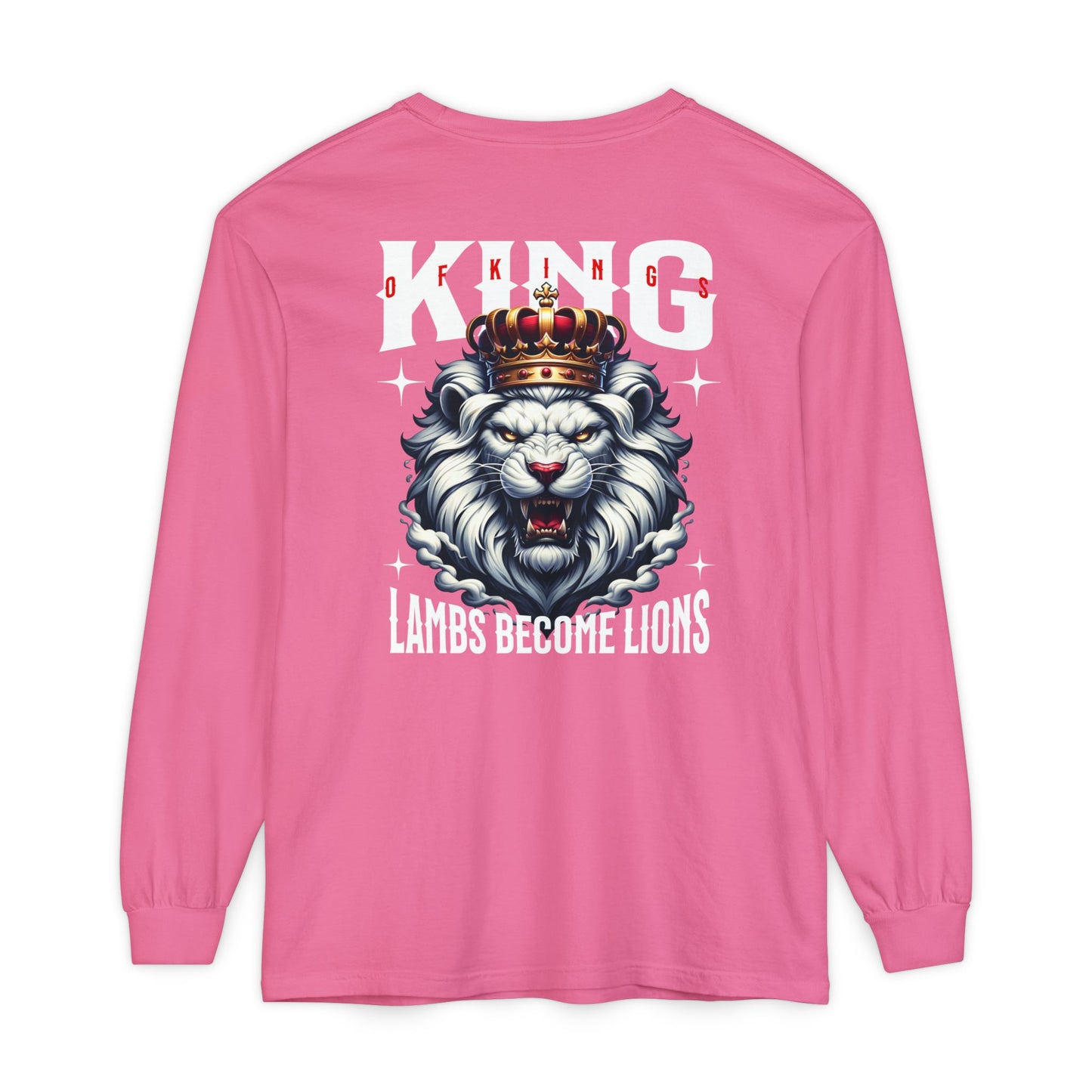 King of Kings Unisex Long Sleeve T-Shirt | Regal Apparel, Gift for Him, Casual Wear, Statement Piece, Birthday Gift