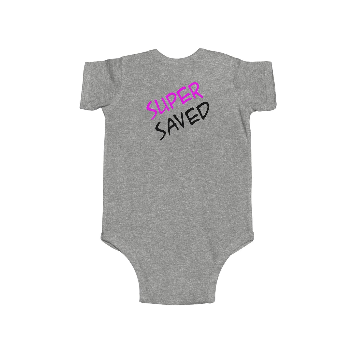 Adorable Infant Bodysuit with 'Super Cute' 'Super Saved' Design, Baby Shower Gift, Cute Baby Outfit, Newborn Clothes, Fun Babywear