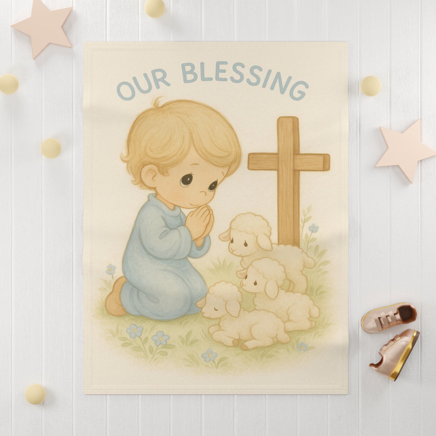 Our Blessing-Soft Fleece Baby Blanket