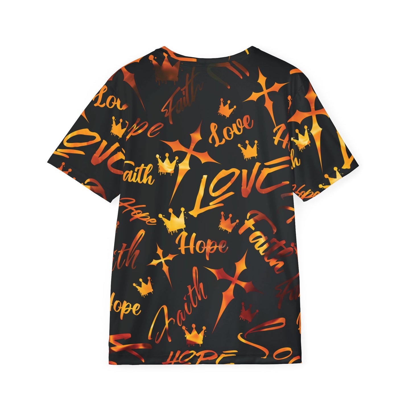 'Faith Hope Love' Polyester Tee (AOP)