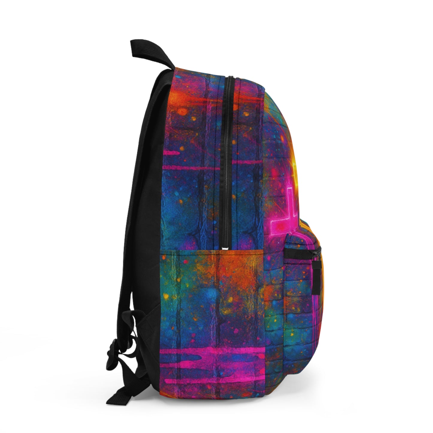 Backpack with Graffiti Calvary Hill Crosses